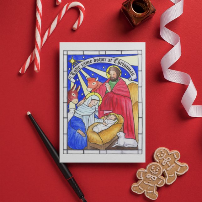 Love Came Down at Christmas Inspirational Postcard (Creator Uploaded)