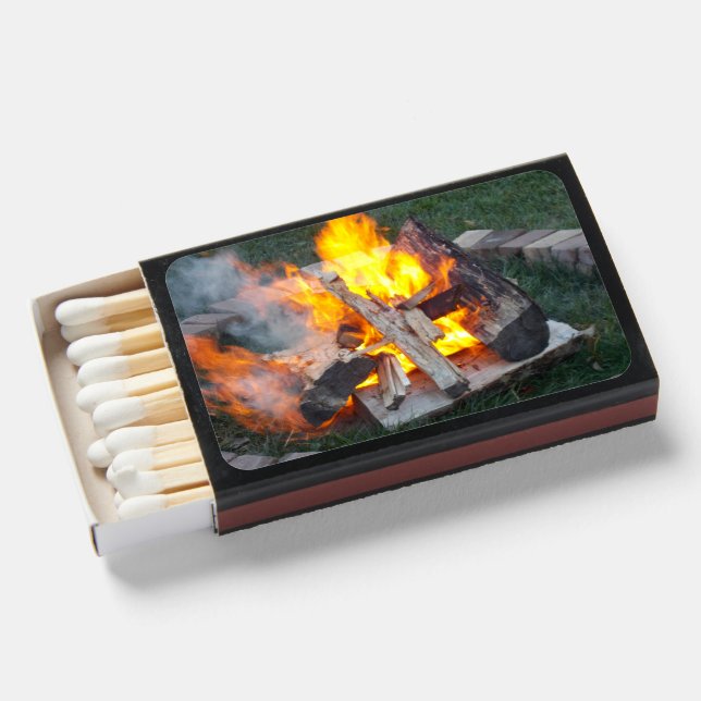 Love Campfire Matchbox Matchboxes (Front Open)