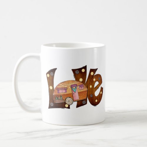 Love Camping Pretty Coffee Mug