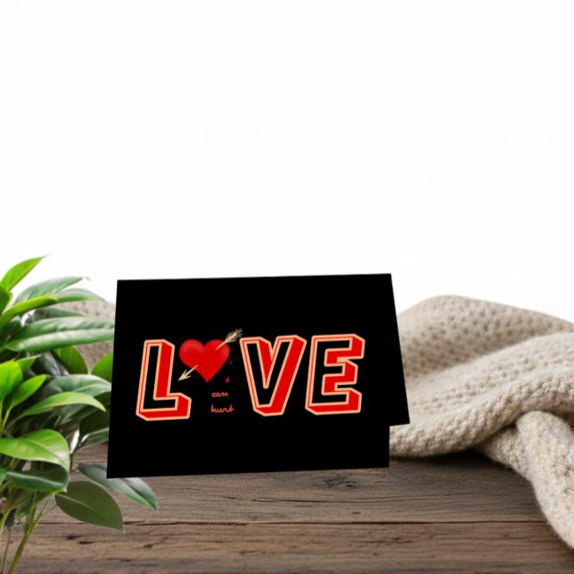 LOVE Can Hurt – Bold Valentine’s Day Card (Creator Uploaded)