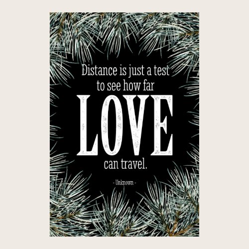 Love can travel poster