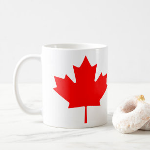 love Canada Day flag coffee tea cup mug
