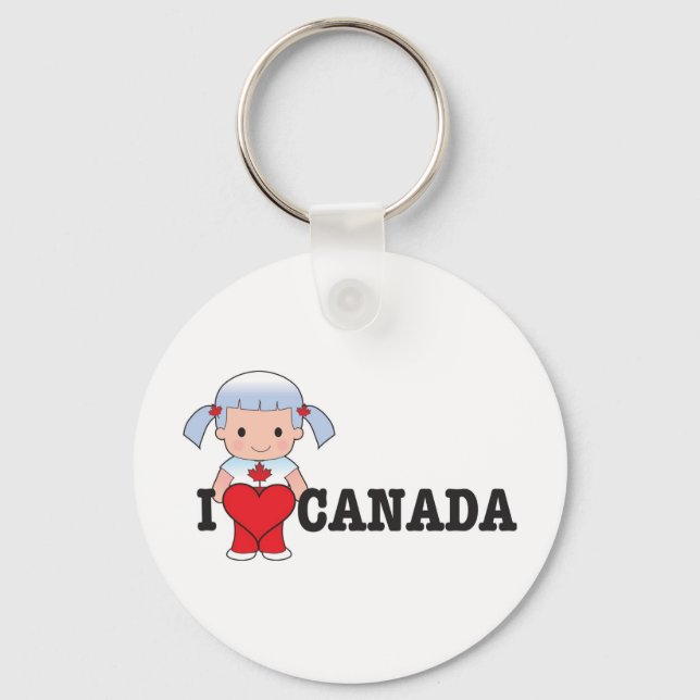 Love Canada Keychain (Front)