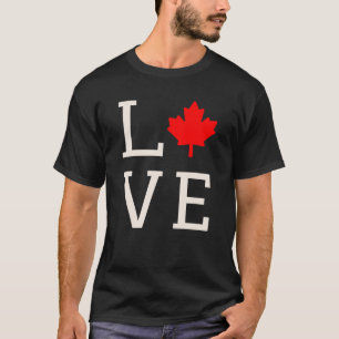 love canada maple leaf canadian T-Shirt