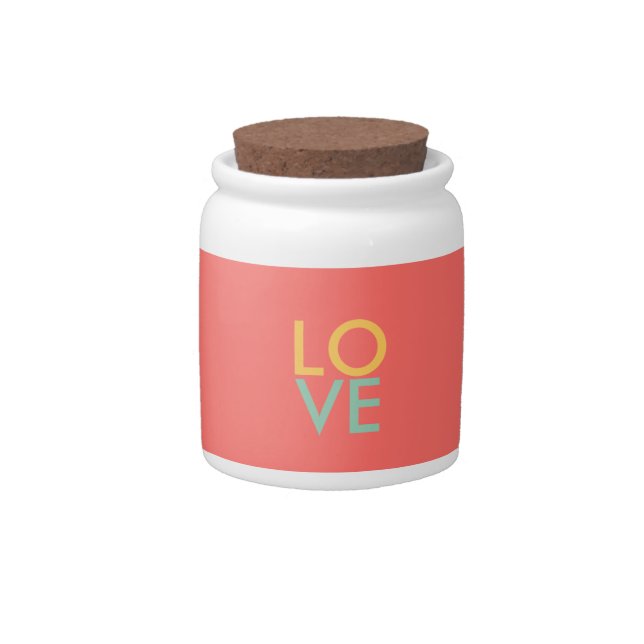Love Candy Jar (Front)