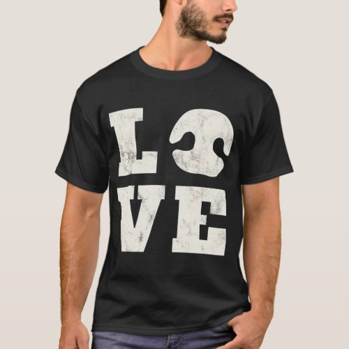 Love Canine Scent Work K9 Sniffer Dog Nosework T_Shirt