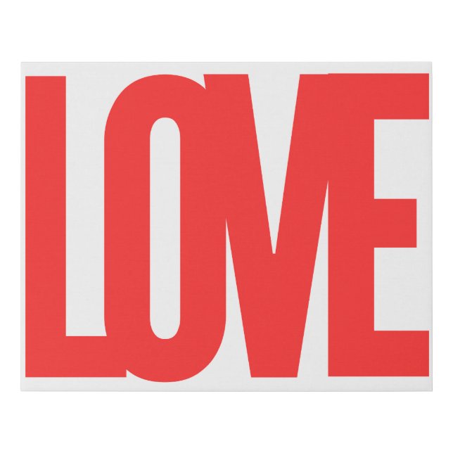 Love Canvas Print (Front)