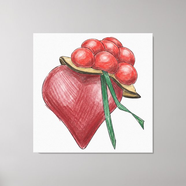 love canvas print (Front)