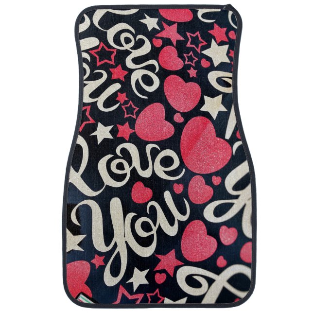 Love Car Floor Mat (Front)