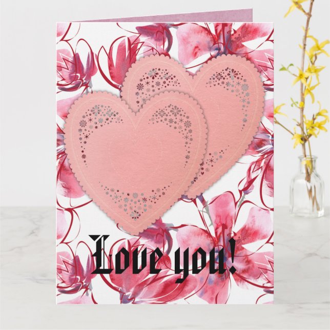 Love Card (Yellow Flower)