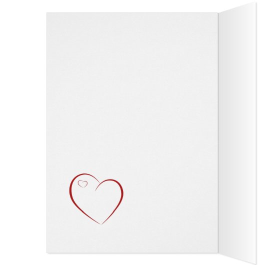 Love card - big love - you are the love of my life (Inside (Left))