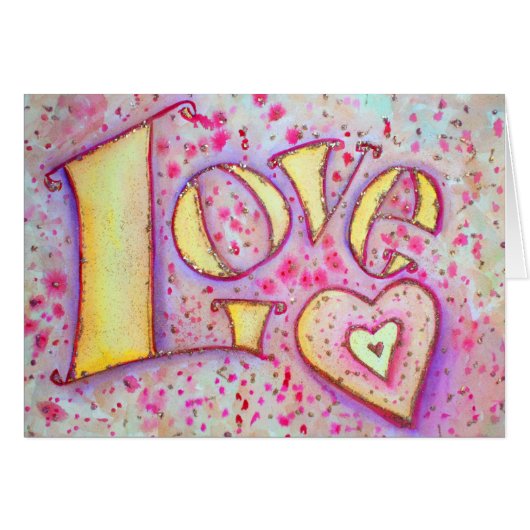 Love Card (Pink Inside) (Front Horizontal)