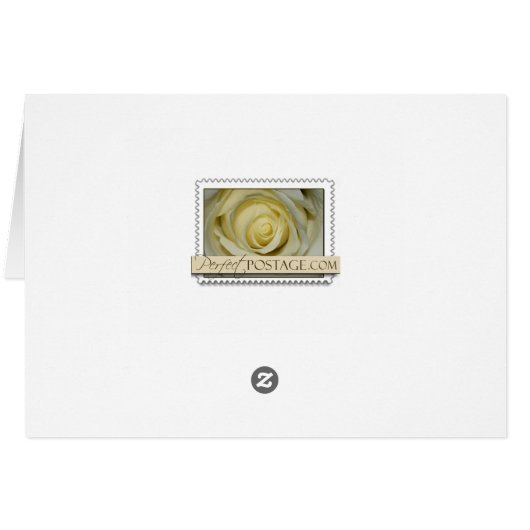 Love Card ... with flowers (Back Horizontal)