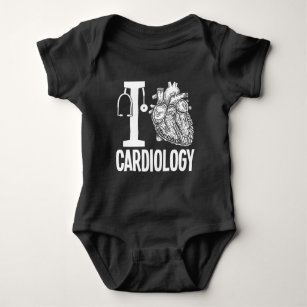 Love Cardiology Heart Surgery Medical Cardiologist Baby Bodysuit
