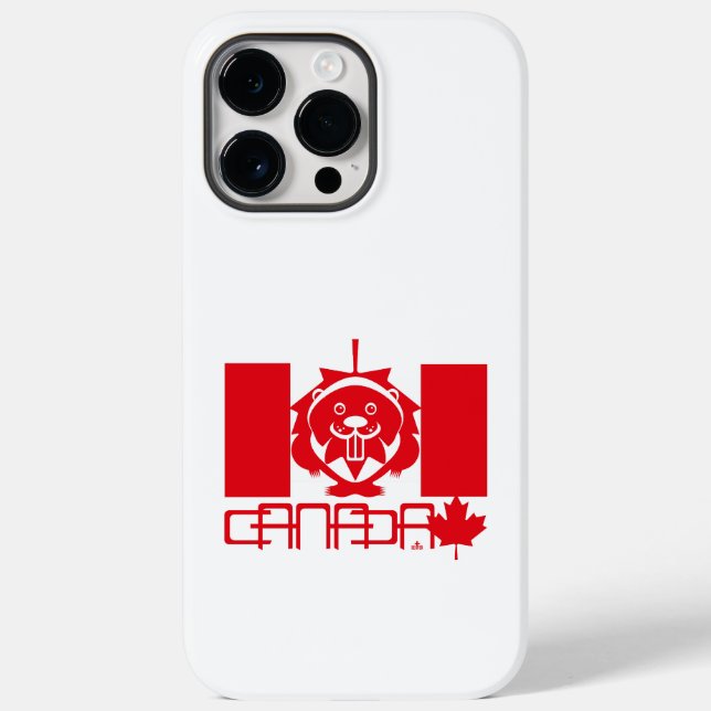 LOVE Castor/ Maple Flag Canada by Masanser Case-Mate iPhone Case (Back)