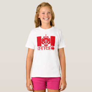 LOVE Castor/ Maple Flag Canada by Masanser T-Shirt