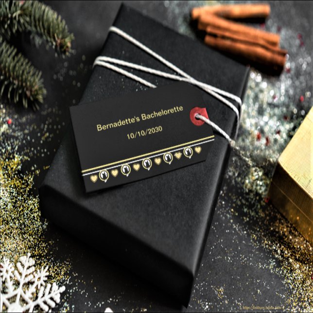 Love Cat Gift/Favor Tag - Adiela Akoo (Favor/Gift Tags. (NB: The red reinforcing sticker was added by user & is not included with product))