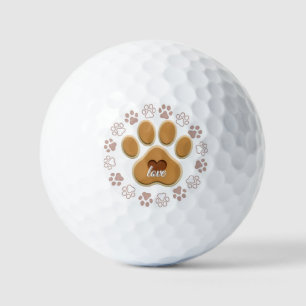 Love Cat Paw Golf Balls
