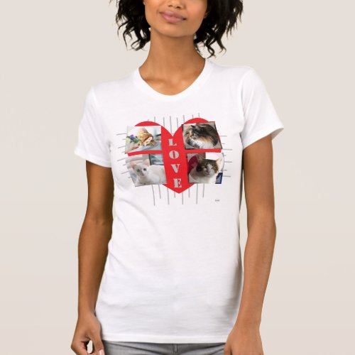 Love Cat Photo T_Shirt HAMbyWG