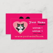 love cat profile card (Front/Back)