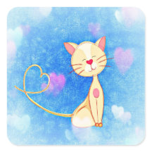 Love Cat Stickers