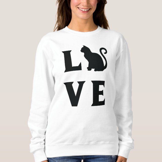 Love Cat Sweatshirt (Front)