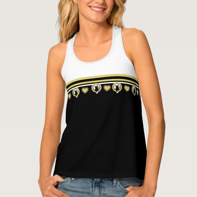Love Cat Tank Top by Poet Adiela Akoo (Front)