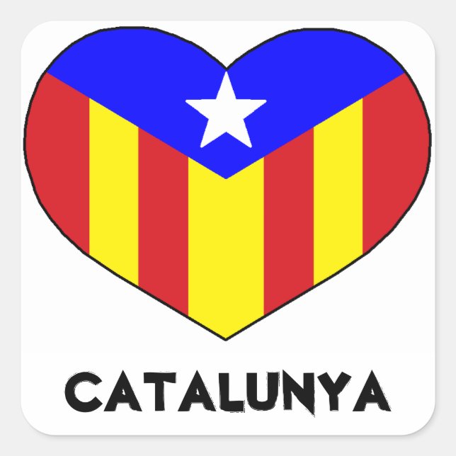 Love Catalan Style Sticker (Front)