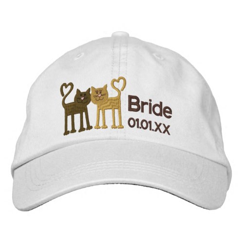 Love Cats Embroidered Baseball Hat
