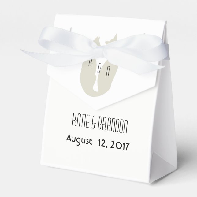 Love Cats  Favor Boxes (Front Side)