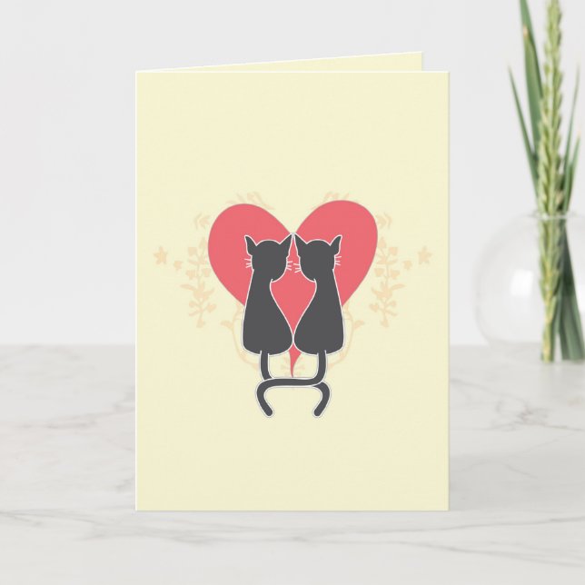 Love Cats Holiday Card (Front)