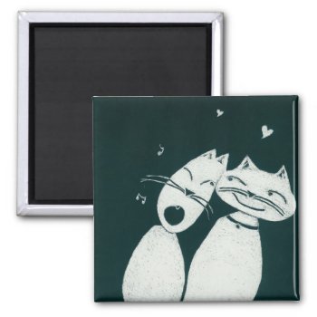 Love Cats Magnet by Lighthearted at Zazzle