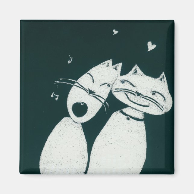 love cats magnet (Front)