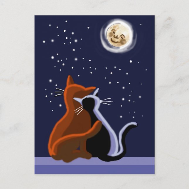 Love cats postcard (Front)