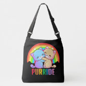 Love Cats Rainbow Crossbody Bag (Front)