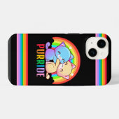 Love Cats Rainbow iPhone Case (Back Horizontal)