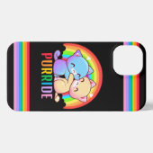 Love Cats Rainbow iPhone Case (Back Horizontal)