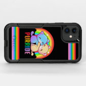Love Cats Rainbow Otterbox iPhone Case (Back Horizontal)