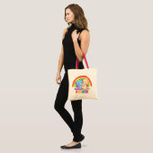 Love Cats Rainbow Tote Bag (Front (Model))