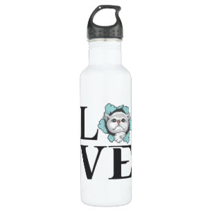 Love Cats Stainless Steel Water Bottle