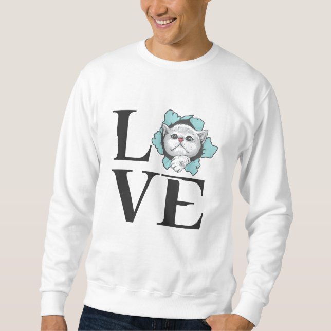 Love Cats Sweatshirt (Front)