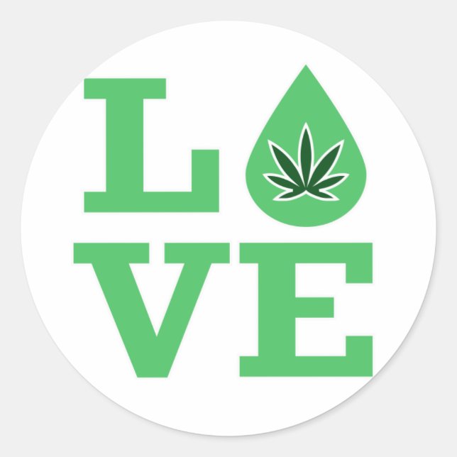 Love Cbd -  Stickers (Front)