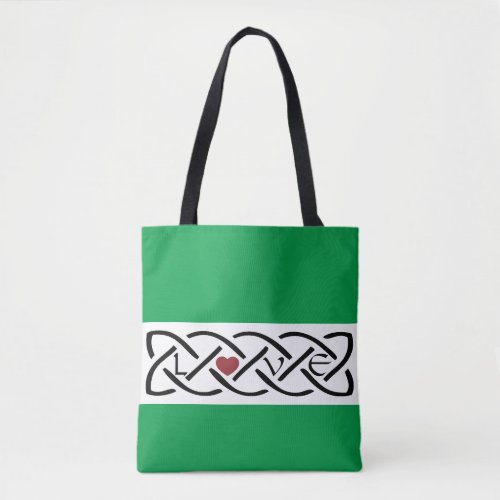 Love Celtic Knot Tote Bag