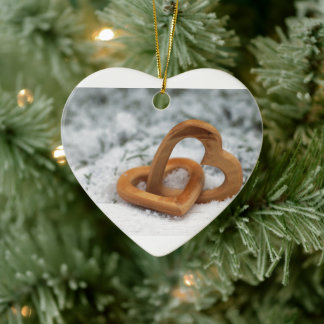 Love Ceramic Ornament