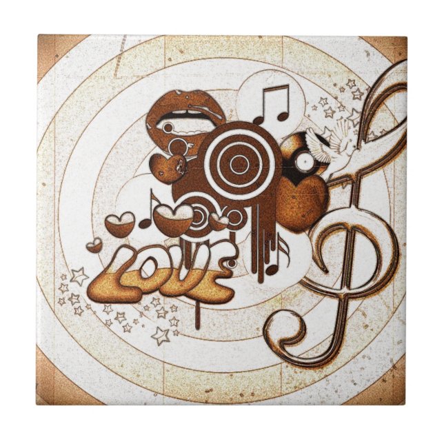 Love Ceramic Tile (Front)