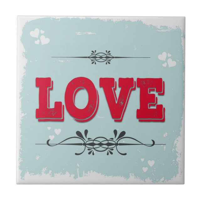 Love Ceramic Tile (Front)
