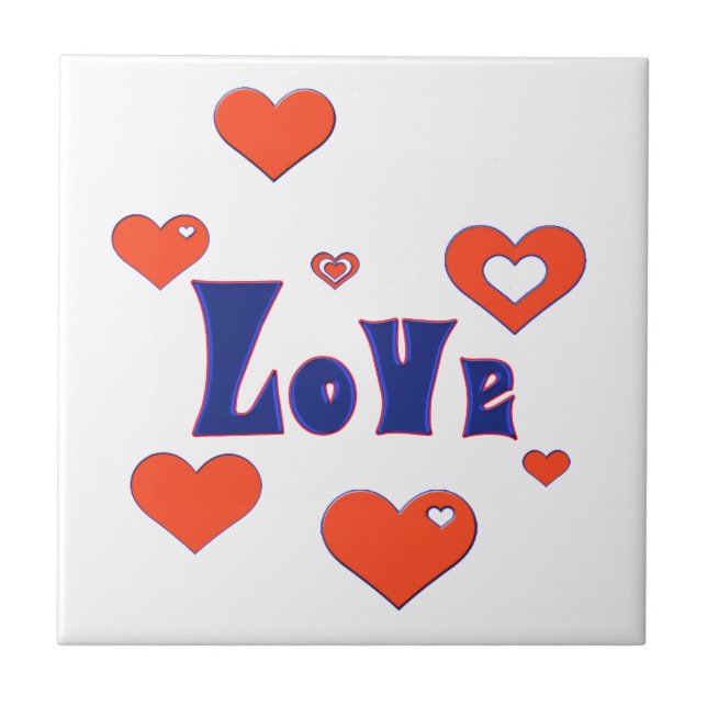 Love Ceramic Tile (Front)