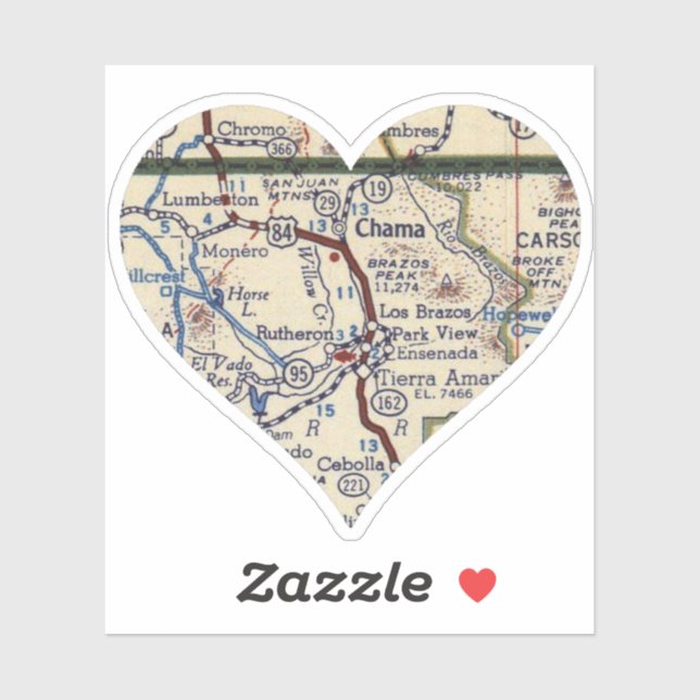 Love Chama New Mexico Sticker (Sheet)