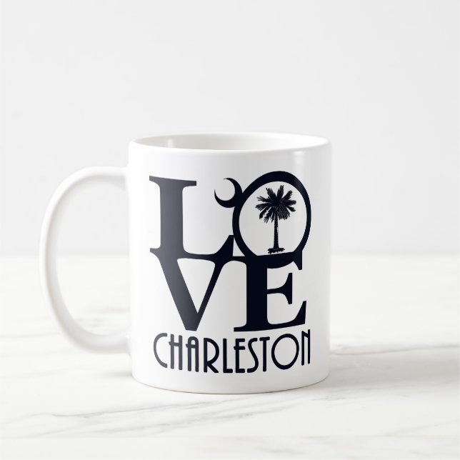 LOVE Charleston SC Coffee Mug (Left)