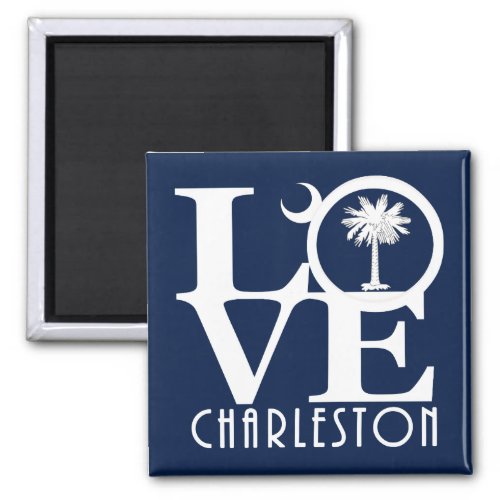 LOVE Charleston South Carolina Magnet